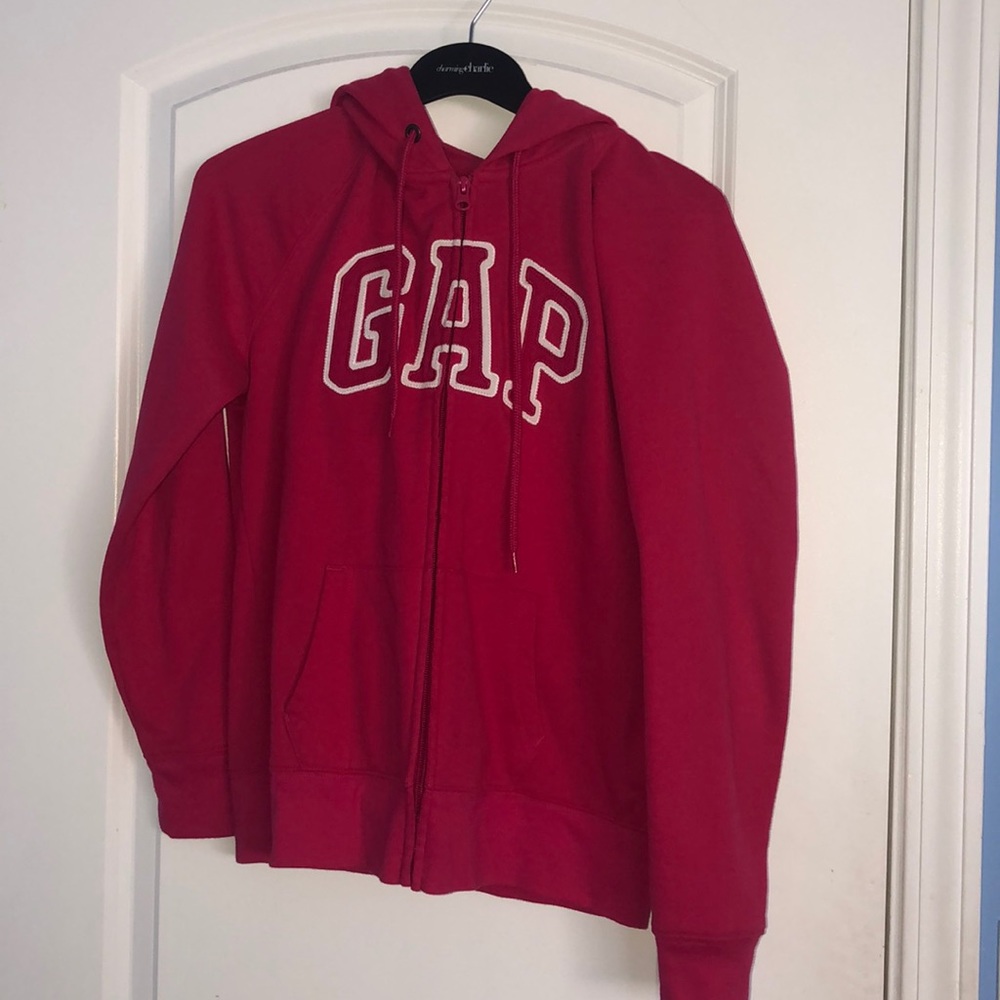 GAP Pink Zip Up Hoodie